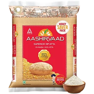 Aashirvaad Atta/Godihittu - Whole Wheat, 10 kg