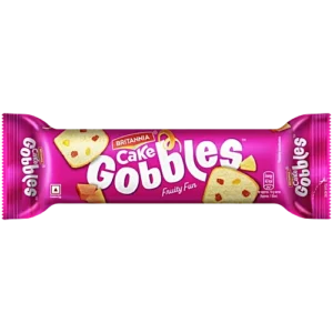Britannia Fruity Fun Gobbles Cake, 100 g