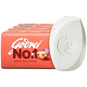Godrej No.1 Kesar and Milk Cream Bath Soap