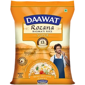 Daawat Rozana Super Basmati Rice, 5 kg