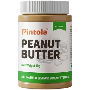 Pintola Peanut Butter - Crunchy, Unsweetened, 1 kg