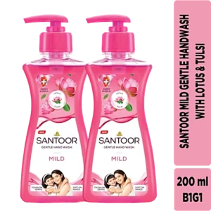 Santoor Mild Hand Wash Lotus & Tulsi