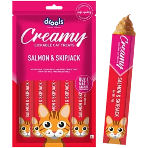 Drools Creamy Salmon & Skip Jack Lickable Cat Treat